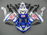 Yamaha YZF-R1 Fairings (2007-2008) Gloss Blue, White, Red FIAT at KingsMotorcycleFairings.com