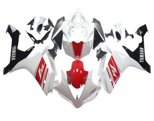 Yamaha YZF-R1 Fairings (2007-2008) Gloss White, Red, Silver, Black at KingsMotorcycleFairings.com