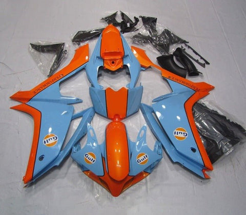 Yamaha YZF-R1 Fairings (2007-2008) Orange, Light Blue, Gulf at KingsMotorcycleFairings.com