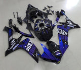 Yamaha YZF-R1 Fairings (2007-2008) Purple, Black Rossi at KingsMotorcycleFairings.com