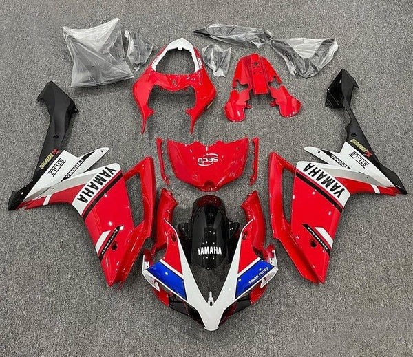 Yamaha YZF-R1 Fairings (2007-2008) Red, White, Blue, Black at KingsMotorcycleFairings.com