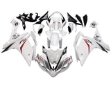 Yamaha YZF-R1 Fairings (2007-2008) White, Black, Red Stripes at KingsMotorcycleFairings.com