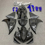 Yamaha R1 Fairings (2009-2011) Black, Blue Accents at KingsMotorcycleFairings.com