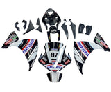 Yamaha YZF-R1 Fairings (2009-2011) Black, White Sterilgarda at KingsMotorcycleFairings.com