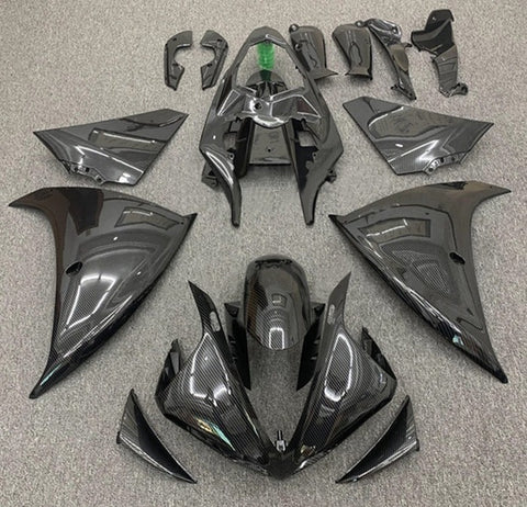 Yamaha YZF-R1 Fairings (2009-2011) Faux Carbon Fiber at KingsMotorcycleFairings.com