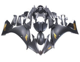 Yamaha YZF-R1 Fairings (2009-2011) Matte Black, Gold, Gloss Black at KingsMotorcycleFairings.com