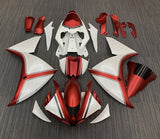 Yamaha YZF-R1 Fairings (2009-2011) Matte Red, Silver, Gloss White at KingsMotorcycleFairings.com