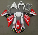 Yamaha YZF-R1 Fairings (2009-2011) Red, White, Black Milwaukee at KingsMotorcycleFairings.com