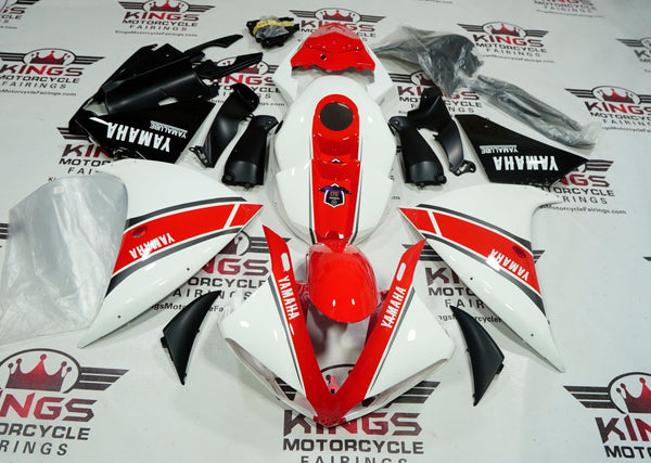 Yamaha YZF-R1 Fairings (2009-2011) Red, White, Black, Silver at KingsMotorcycleFairings.com