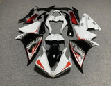 Yamaha R1 Fairings (2009-2011) White, Black, Red Design at KingsMotorcycleFairings.com