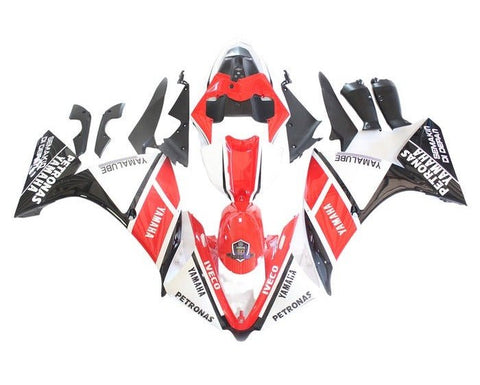 Yamaha YZF-R1 Fairings (2009-2011) White, Red, Black Petronas at KingsMotorcycleFairings.com