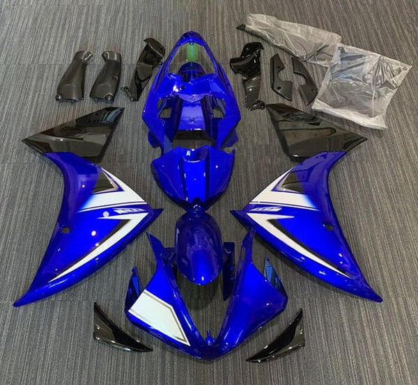 Yamaha YZF-R1 Fairings (2012-2014) Blue, White, Black, Silver at KingsMotorcycleFairings.com