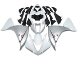 Yamaha R1 Fairings (2012-2014) Silver, White at KingsMotorcycleFairings.com