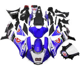 Yamaha R1 Fairings (2015-2019) Blue, White, Red, Pata at KingsMotorcycleFairings.com