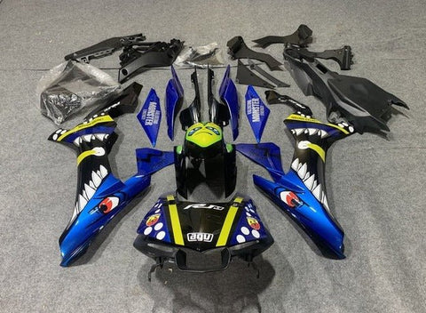 Yamaha YZF- R1 Fairings (2015-2019) Blue, Yellow, White, Shark at KingsMotorcycleFairings.com