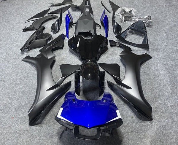 Yamaha R1 Fairings (2015-2019) Matte Black, Blue, Black, White at KingsMotorcycleFairings.com