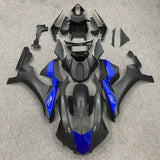 Yamaha YZF- R1 Fairings (2015-2019) Matte Black, Blue at KingsMotorcycleFairings.com