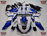 Yamaha YZF-R1 Fairings (2020-2023) White, Blue at KingsMotorcycleFairings.com