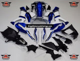 Yamaha R1 Fairings (2020-2023) White, Blue at KingsMotorcycleFairings.com