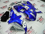 Yamaha YZF-R1 (2002-2003) Blue, White & Silver Fairings at KingsMotorcycleFairings.com