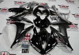 Yamaha YZF-R1 (2004-2006) Black Gloss & Matte Black Fairings at KingsMotorcycleFairings.com