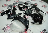 Yamaha YZF-R1 (2004-2006) Gloss Black & Matte Black Fairings at KingsMotorcycleFairings.com