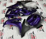 Yamaha YZF-R1 (2004-2006) Purple & Matte Black Fairings at KingsMotorcycleFairings.com