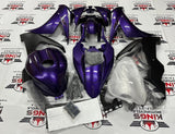 Yamaha YZF-R1 (2004-2006) Purple & Matte Black Fairings at KingsMotorcycleFairings.com