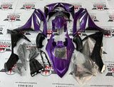 Yamaha YZF-R1 (2007-2008) Metallic Purple, White & Black Fairings at KingsMotorcycleFairings.com