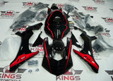 Yamaha YZF-R1 (2015-2019) Black & Red Stripe Fairings at KingsMotorcycleFairings.com 