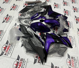 Yamaha YZF-R3 (2015-2018) Dark Purple, Black, White Fairings at KingsMotorcycleFairings.com