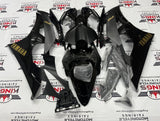 Yamaha R6 Fairings (2008-2016) Black, Matte Black, Gold at KingsMotorcycleFairings.com