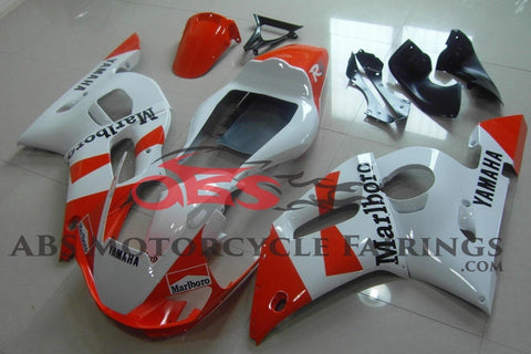 Yamaha YZF-R6 (1998-2002) Orange, White Marlboro Fairings