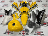 Yamaha YZF-R6 (2006-2007) Dark Yellow, White & Black Fairings at KingsMotorcycleFairings.com.