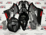 Yamaha YZF-R6 (2006-2007) Matte Black & Red Fairings at KingsMotorcycleFairings.com