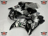 Yamaha R6 Fairings (2008-2016) Black, White FIAT at KingsMotorcycleFairings.com