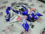 Yamaha YZF-R6 (2008-2016) Blue, White & Red FIAT Fairings at KingsMotorcycleFairings.com