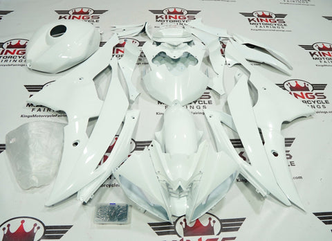 Yamaha YZF-R6 (2008-2016) White Fairings at KingsMotorcycleFairings.com