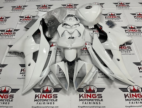 Yamaha YZF-R6 (2008-2016) White Fairings at KingsMotorcycleFairings.com