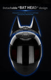 The Black Batman HNJ Full-Face Motorcycle Helmet is brought to you by KingsMotorcycleFairings.com