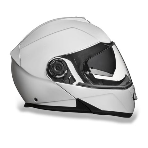 KINGS GLOSS WHITE GLIDE MOTORCYCLE HELMET - MG1C