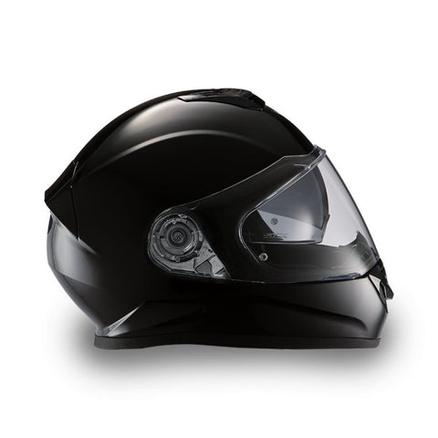 KINGS DOT GLOSS BLACK DAYTONA DETOUR MOTORCYCLE HELMET - DE1A