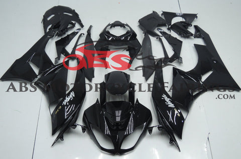 Kawasaki Ninja ZX6R 636 (2009-2012) Black Fairings at KingsMotorcycleFairings.com