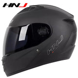 The Matte Black HNJ Full-Face Motorcycle Helmet is brought to you by Kings Motorcycle Fairings