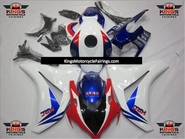 Honda CBR1000RR (2008-2011) White, Red, Blue & Black HRC Fairings