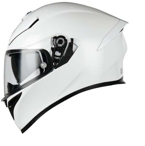 White Ryzen Motorcycle Helmet